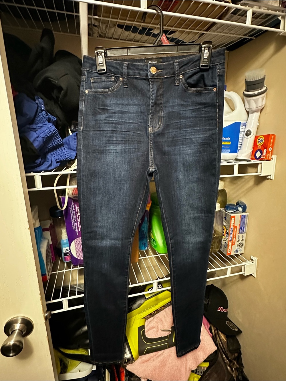Indigo Women's Skinny Jeans with Stretch